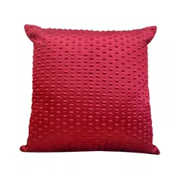 Good Vibes Maroon & Grey 5 Pieces Ethnic Motifs Square Cushion Covers image 3