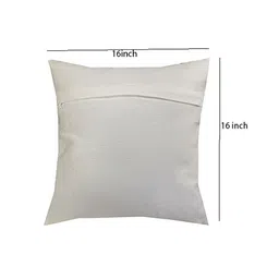 Pink Parrot Blue & White 5 Pieces Geometric Square Cushion Covers image 4