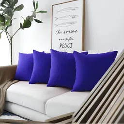 CASA-NEST Blue Set of 5 Square Cushion Covers image 4