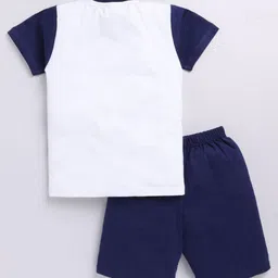 Todd N Teen Boys Printed Pure Cotton T-shirt With Shorts image 4