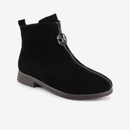 BuckleUp Women Black Ballerinas with Buckles Flats image 3