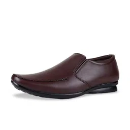 HikBi Men Leather Formal Slip-On Shoes image 2