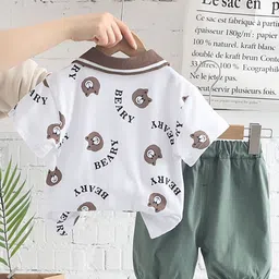 INCLUD Boys Printed T-shirt With Shorts image 2