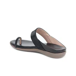 Shezone Women Embellished Open Toe Flats image 4