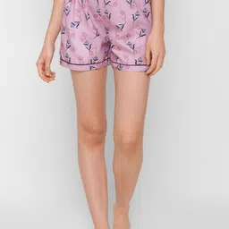 NOIRA Women Pack Of 2 Printed Lounge Shorts image 4