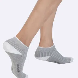 AIR GARB Unisex Pack of 3 Striped Ankle Length Socks image 3