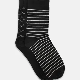 BYFORD by Pantaloons Men Pack Of 3 Patterned Calf Length Socks image 2