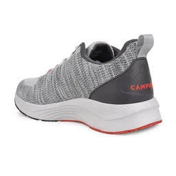 Campus Men Grey Mesh Running Shoes image 5