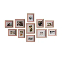 Art Street Pink 11 Pieces 3D Wall Wooden Photo Frames image 2