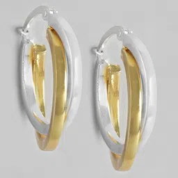 Carlton London Circular Hoop Earrings image 2