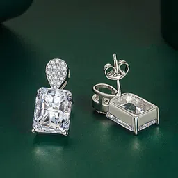 Designs & You Silver-Plated Geometric Drop Earrings image 2