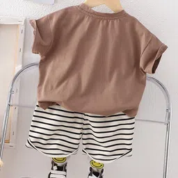 INCLUD Boys Printed T-Shirt With Shorts image 2