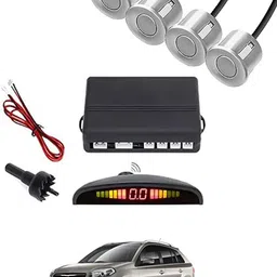 maties 4Parking Sensor Increased Safety For Passengers Silver-165 Universal Car Reverse Silver Parking Sensor With LED Display ,Buzzer-165 Parking Sensor-picture-10