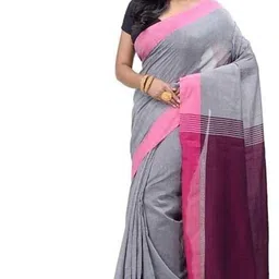 bongap Self Design Handloom Pure Cotton Saree-picture-22