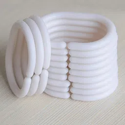 homewards White Printed Shower Curtains image 2