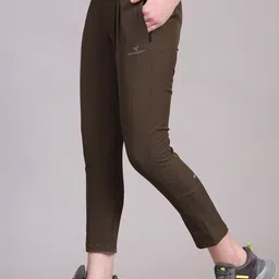Dpassion Women Mid-Rise Running Sports Track Pants image 2