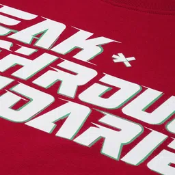 HRX by Hrithik Roshan Men Typography Printed Pure Cotton Oversized T-shirt image 2