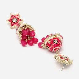 Anouk Dome Shaped Meenakari Jhumkas image 2