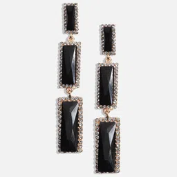 SOHI Gold-Plated Drop Earrings image 2