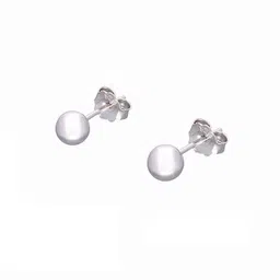 KAI JEWEL 925 Sterling Silver Rhodium-Plated Circular Studs image 4