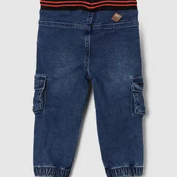 max Boys Regular Fit Mid-Rise Faded Joggers image 2