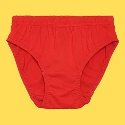 NUSYL Boys Pack of 3 Red,White,Royal Blue Printed Briefs image 2