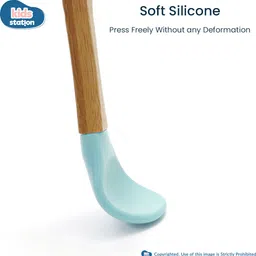 kids station 2pcs Baby Feeding Set, BPA-Free & Microwave Safe Baby Feeding Essentials- Food Grade Silicone image 3