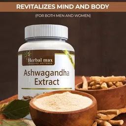 Herbal max Ashwangandha Extract 800 mg Tablets - 30 Tablets image 4