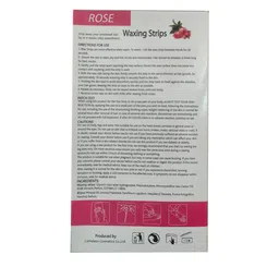 Cameleon Rose Waxing Strips For Body Legs Arm - 20 Wax Strips image 2