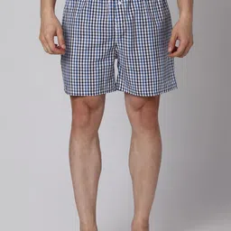 URBAN SCOTTISH  Men Pack Of 3 Checked Cotton Boxers USBX2467 image 2