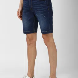 PETER ENGLAND UNIVERSITY Men Washed Denim Shorts image 2