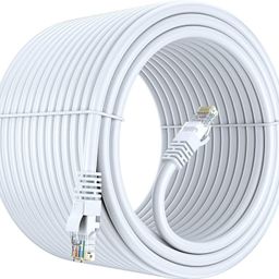 Fedus LAN Cable 100 m CAT6 Network 100Meter RJ45 Ethernet Patch Cable CAT6 LAN Cable (Compatible with Desktops, Laptops, Servers, Gaming Consoles, TV, White)-picture-13
