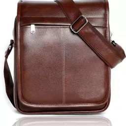 jairaj Brown Men Sling Bag Men Sling Bag extra large-picture-35
