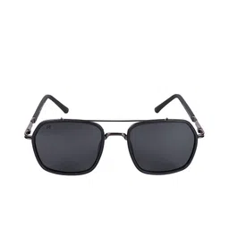 AISLIN Unisex Square Sunglasses ES_13390-90-AS-8054-BLK-GNBK-SQWF image 5