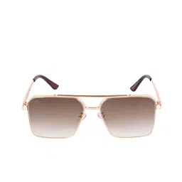 AISLIN Men Wayfarer Sunglasses With UV Protected Lens ES_12873-91-AS-58239-BRW-GLBR-WF image 5