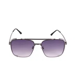 AISLIN Men Wayfarer Sunglasses with UV Protected Lens ES_12860-91-AS-80701-PUR-GUN-WF image 5