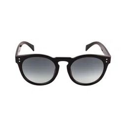 NuVew Unisex Grey Lens & Black Round Sunglasses with UV Protected Lens image 5