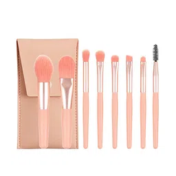 COLOR STYLE Set of 8 Chocolate Brown Makeup Brush image 2
