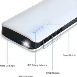 fahig 15000 mAh 10 W Compact Pocket Size Power Bank image 2