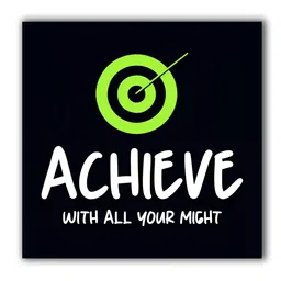 ARTBUG Black & White Typographic Printed Decorative Fridge Magnet image 2