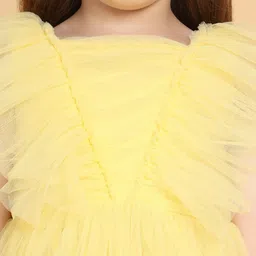 PICCOLO Yellow Net Dress image 2