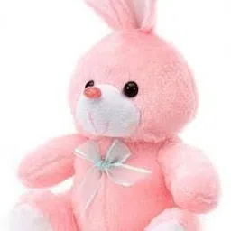 anusuiya & co Sitting Rabbit Pink Soft Toy for Kids & adults - 28 cm image 3