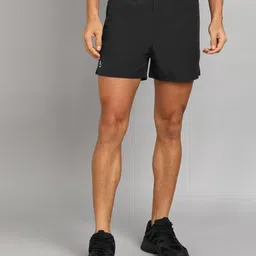 lemona Solid Men Black Regular Shorts-picture-28