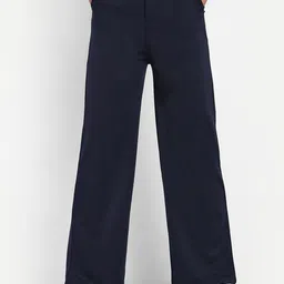 broadstar Women Loose Fit Blue Viscose Rayon Trousers-picture-23