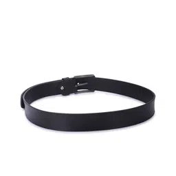 The Roadster Lifestyle Co. Men Solid Tang Closure Belt image 2