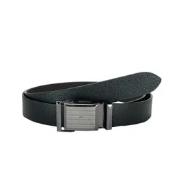 Kastner Men Textured Slider Buckle Reversible Synthetic Leather Formal Belt image 3