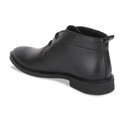 Carlton London Men Black Solid Boots image 5