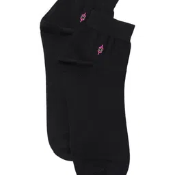 Cantabil Men Pack Of 5 Solid Ankle-Length Cotton Socks image 2