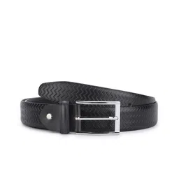 The Roadster Lifestyle Co. Men Formal Textured Leather Belt image 3