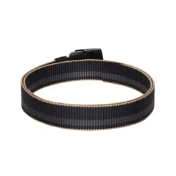 ZORO Men Black Striped Canvas Belt image 5